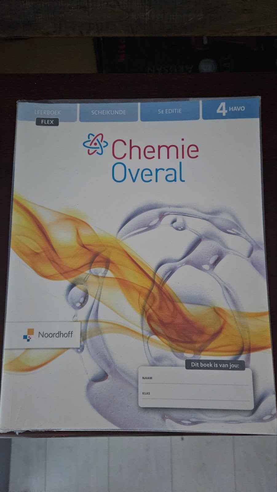 Chemie Overal 4 HAVO Leerboek FLEX 5e editie, Ophalen of Verzenden, Zo goed als nieuw, HAVO, Scheikunde