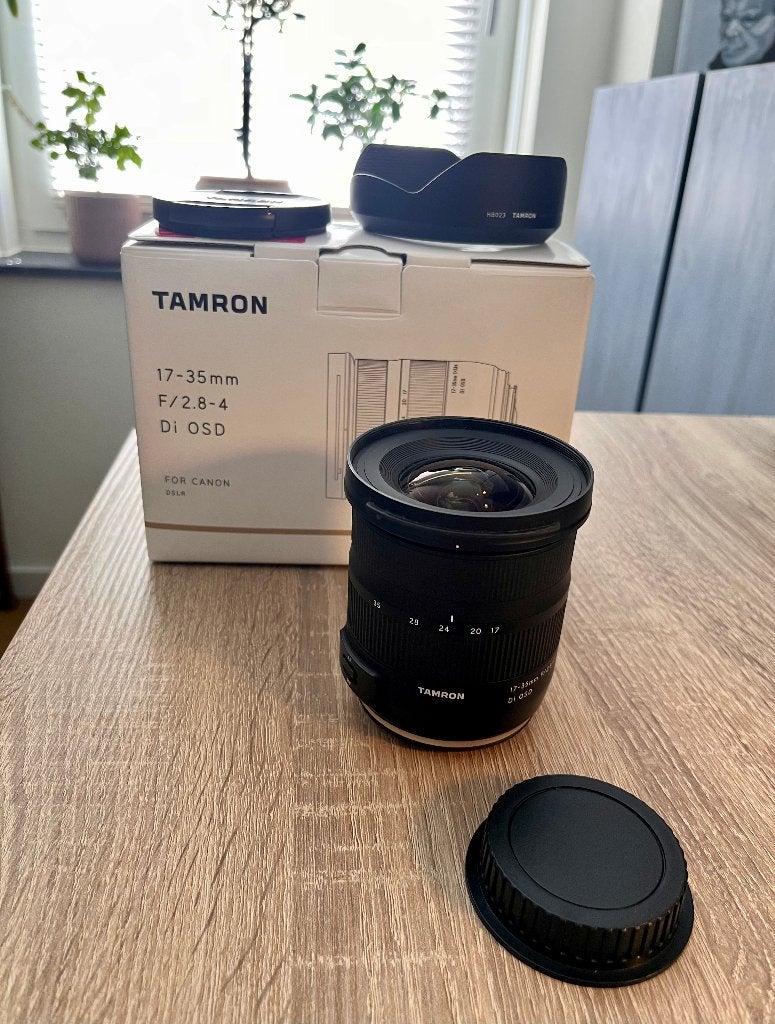 Tamron 17-35mm f/2.8-4.0 Di OSD, Canon EF, Audio, Tv en Foto, Fotografie | Lenzen en Objectieven, Gebruikt, Handmatige focus, Tamron