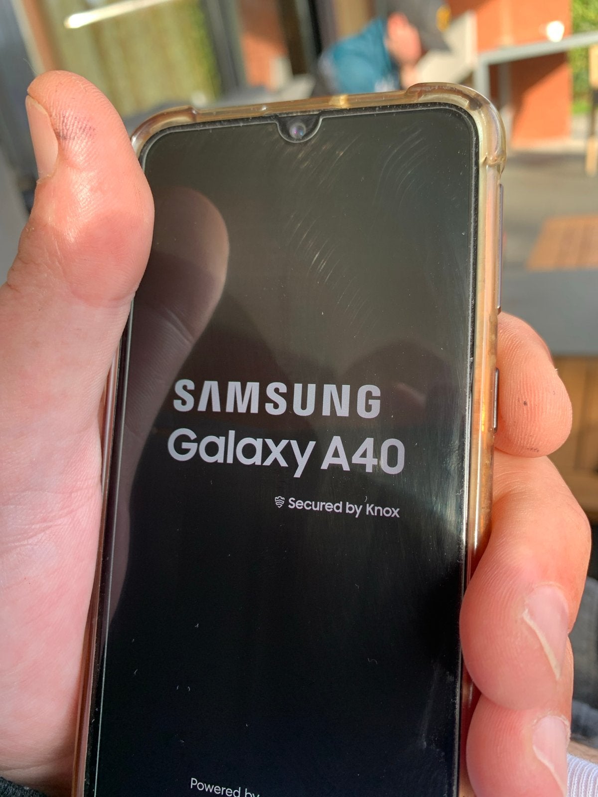 Samsung Galaxy A40 - Oranje - Gebruikt, Telecommunicatie, Gebruikt, Overige kleuren, Touchscreen, Ophalen of Verzenden