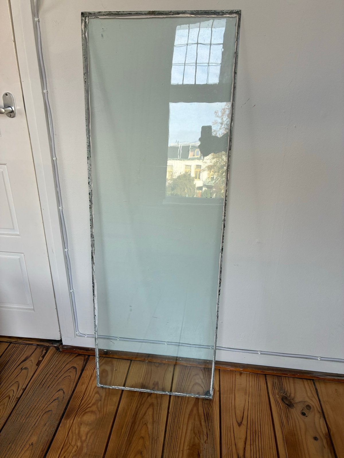 Getrokken (monumentaal) glas, Ophalen, Gebruikt, Minder dan 80 cm, 120 tot 160 cm