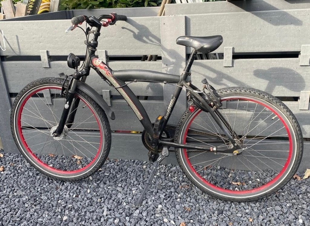 Batavus Snake 26 inch zwart, Terugtraprem, Gebruikt, Batavus, Handrem
