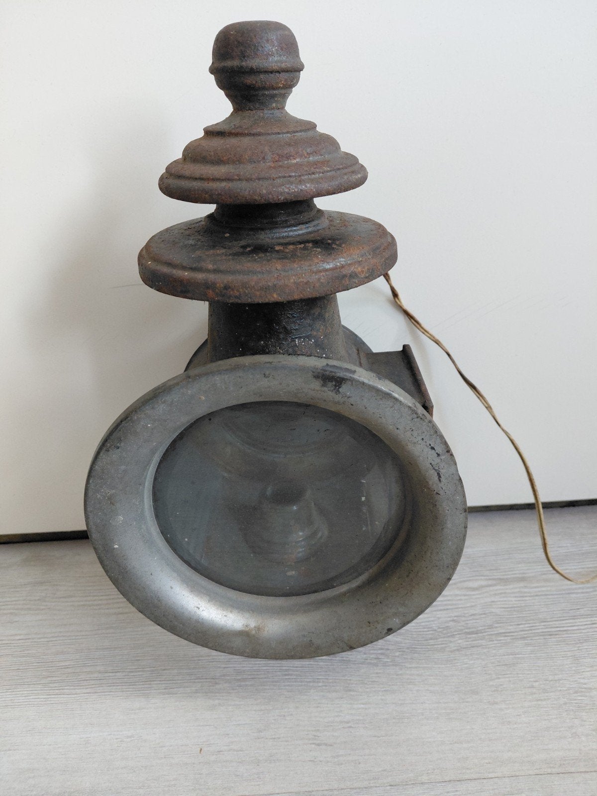 oude antieke koetslamp, Antiek en Kunst, Antiek | Lampen, Ophalen of Verzenden