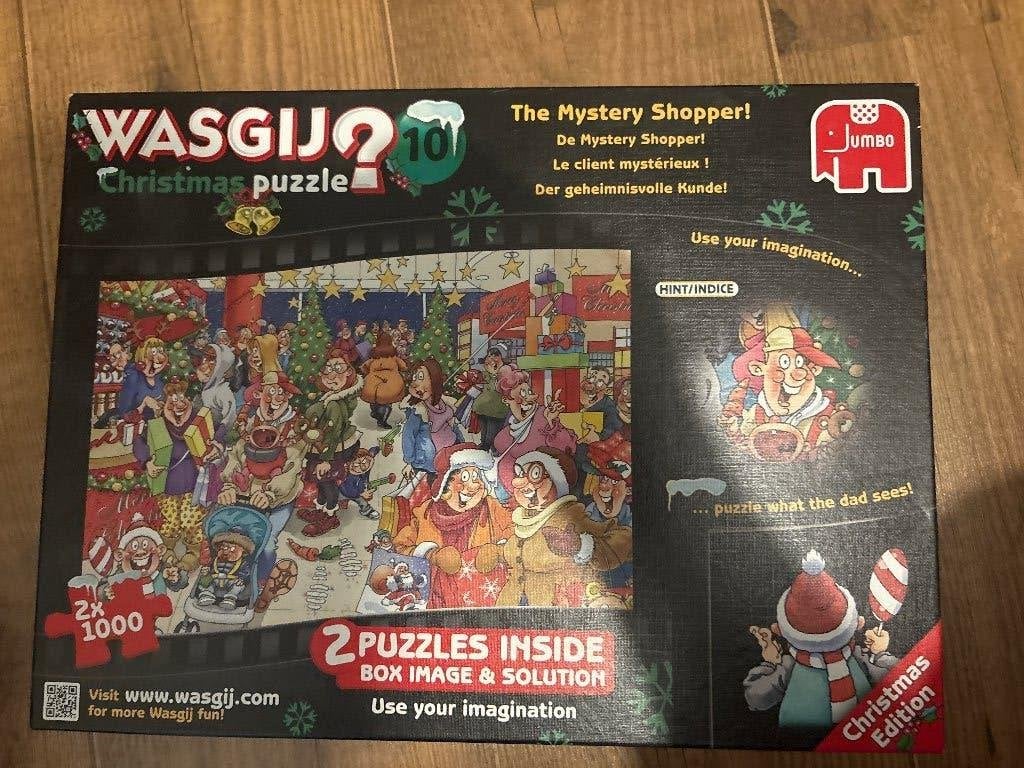 Wasgij? Christmas puzzle 10, Ophalen, 500 t/m 1500 stukjes, Zo goed als nieuw, Legpuzzel
