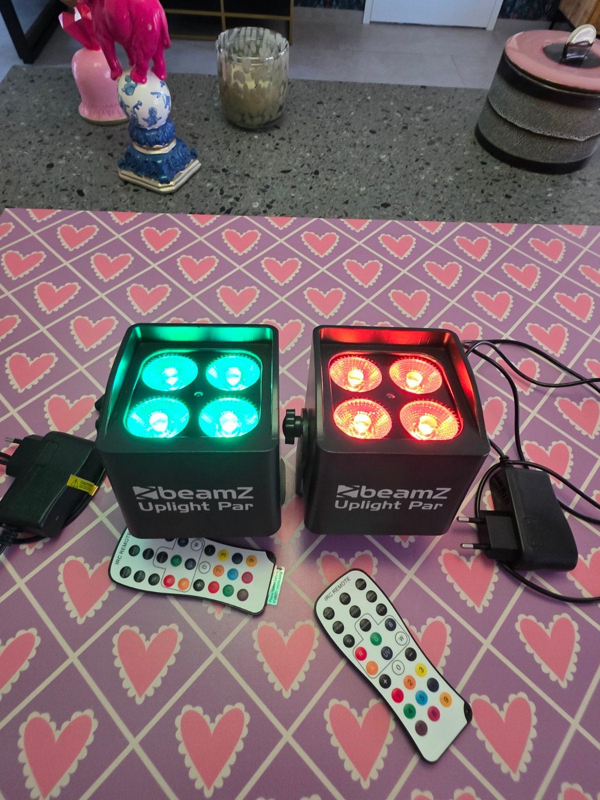 BeamZ Uplight Par LED lampen (set van 2), Ophalen, Zo goed als nieuw, Licht, Geluidgestuurd