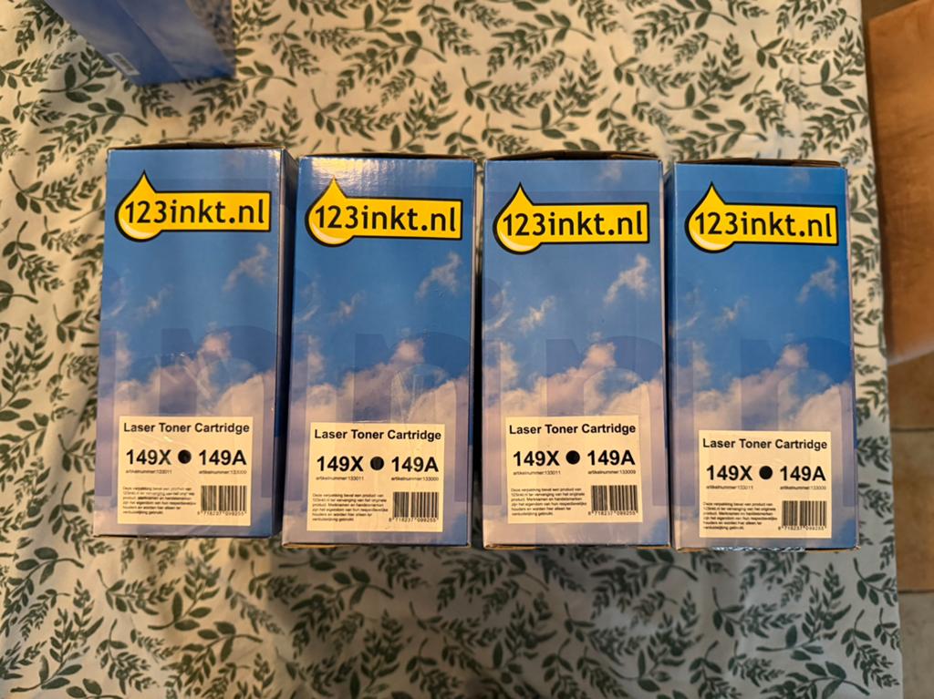 4x nieuwe 123Inkt 149Toner Cartridge’s, Computers en Software, Printerbenodigdheden, Ophalen of Verzenden, Nieuw, Toner