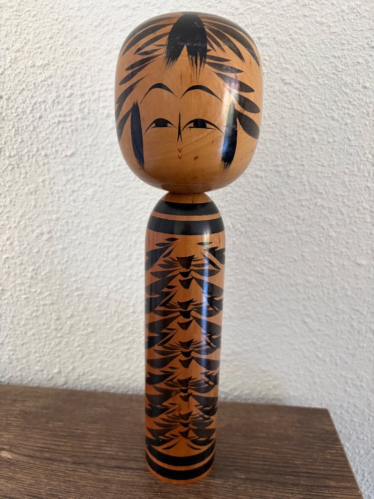 Zwarte Japanse Kokeshi, Verzamelen, Ophalen of Verzenden, Zo goed als nieuw