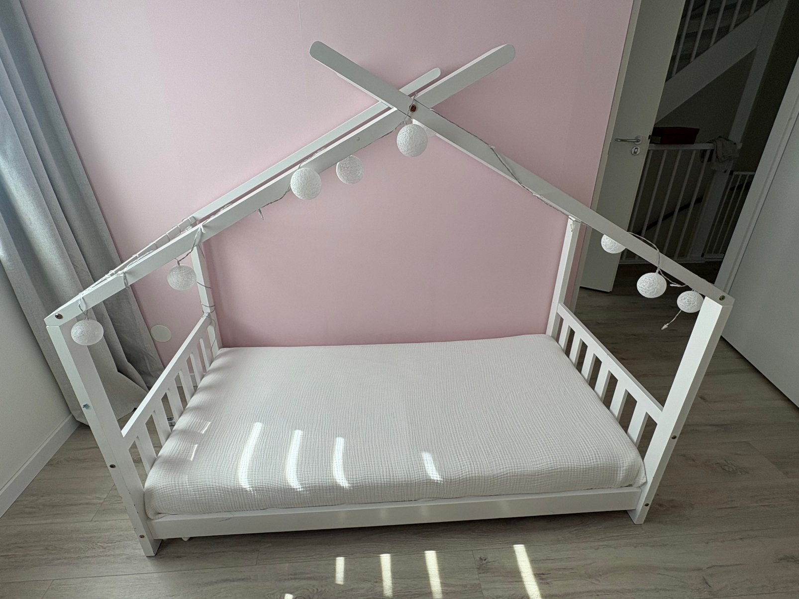 Bedhuisje, Ophalen, 70 tot 85 cm, Zo goed als nieuw, Matras