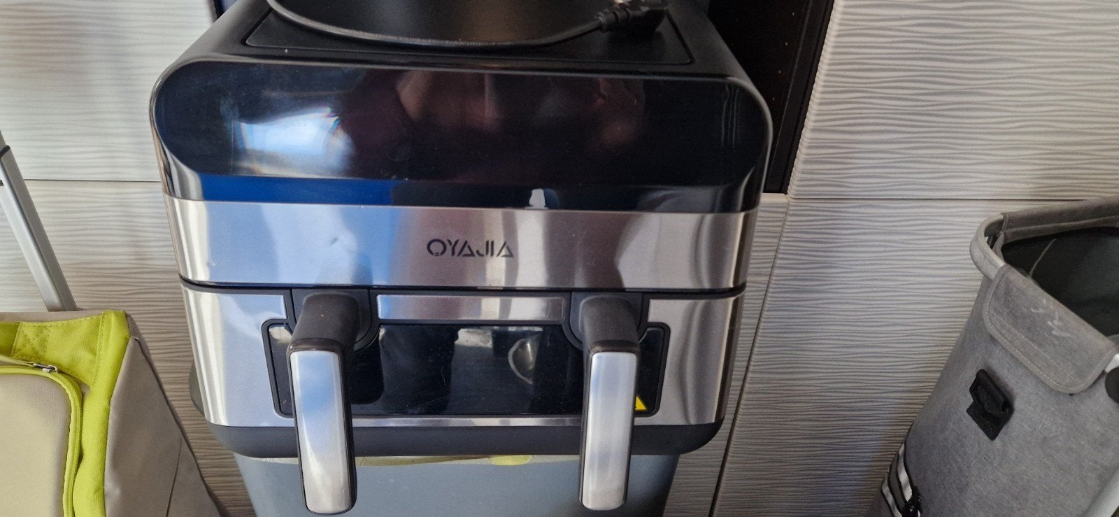 OYAJIA Dual Zone Airfryer - Zo goed als nieuw, Ophalen of Verzenden, Zo goed als nieuw, Airfryer, 1500 gram of meer