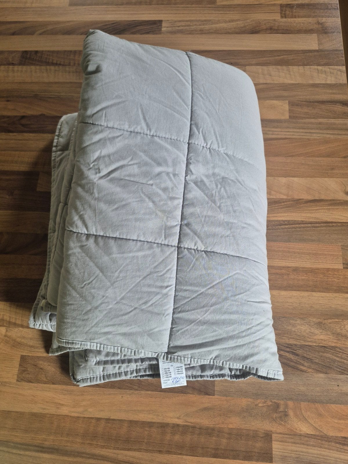 Verzwaringsdeken - 150x210 cm - 6 kg - Zo goed als nieuw, Ophalen, Ademend, Katoen, Tweepersoons