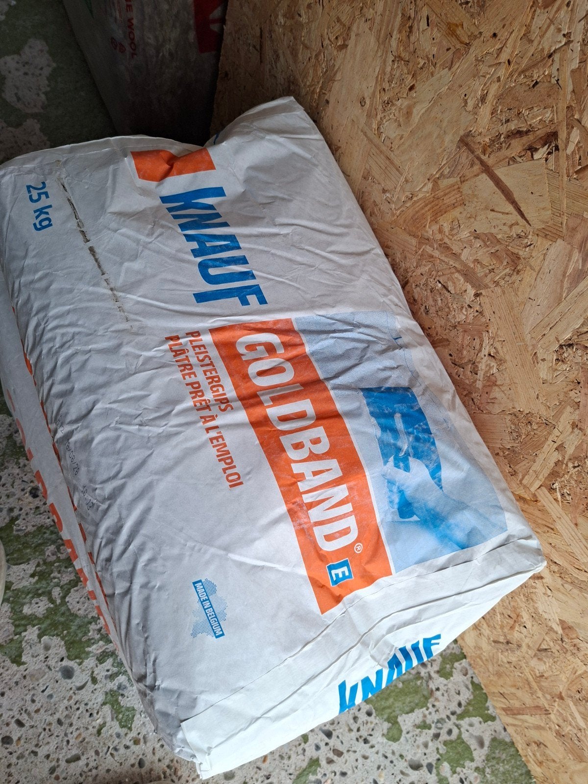 Knauf Goldband Pleistergips 3x 25kg, Ophalen, Nieuw