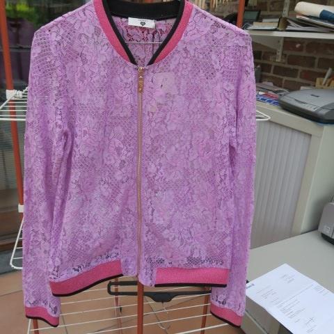 Jasje nieuw kant lila Twinset mt 42, Twinset, Paars, Maat 42/44 (L), Nieuw
