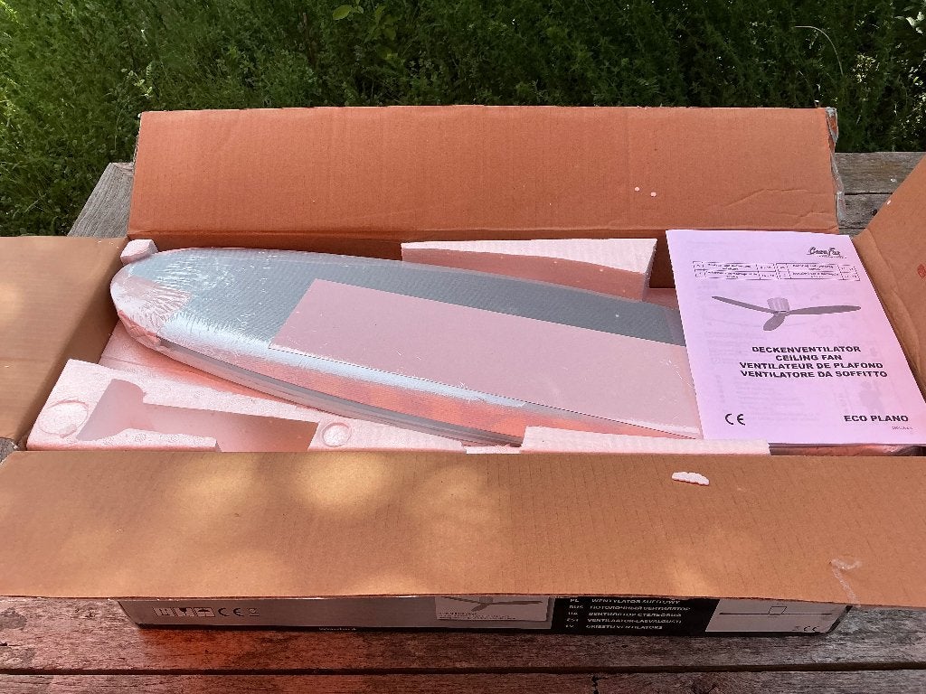 Plafond ventilator Eco Plano (nieuw), Ophalen, Nieuw