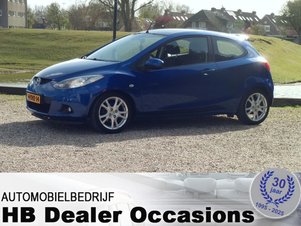 Mazda 2 1.3 S-VT Exclusive - Airco (bj 2008), Auto's, Voorwielaandrijving, Stof, Gebruikt, 31 €/maand