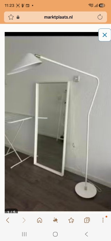 Mooie westwing vloerlamp, Ophalen, Zo goed als nieuw, 150 tot 200 cm