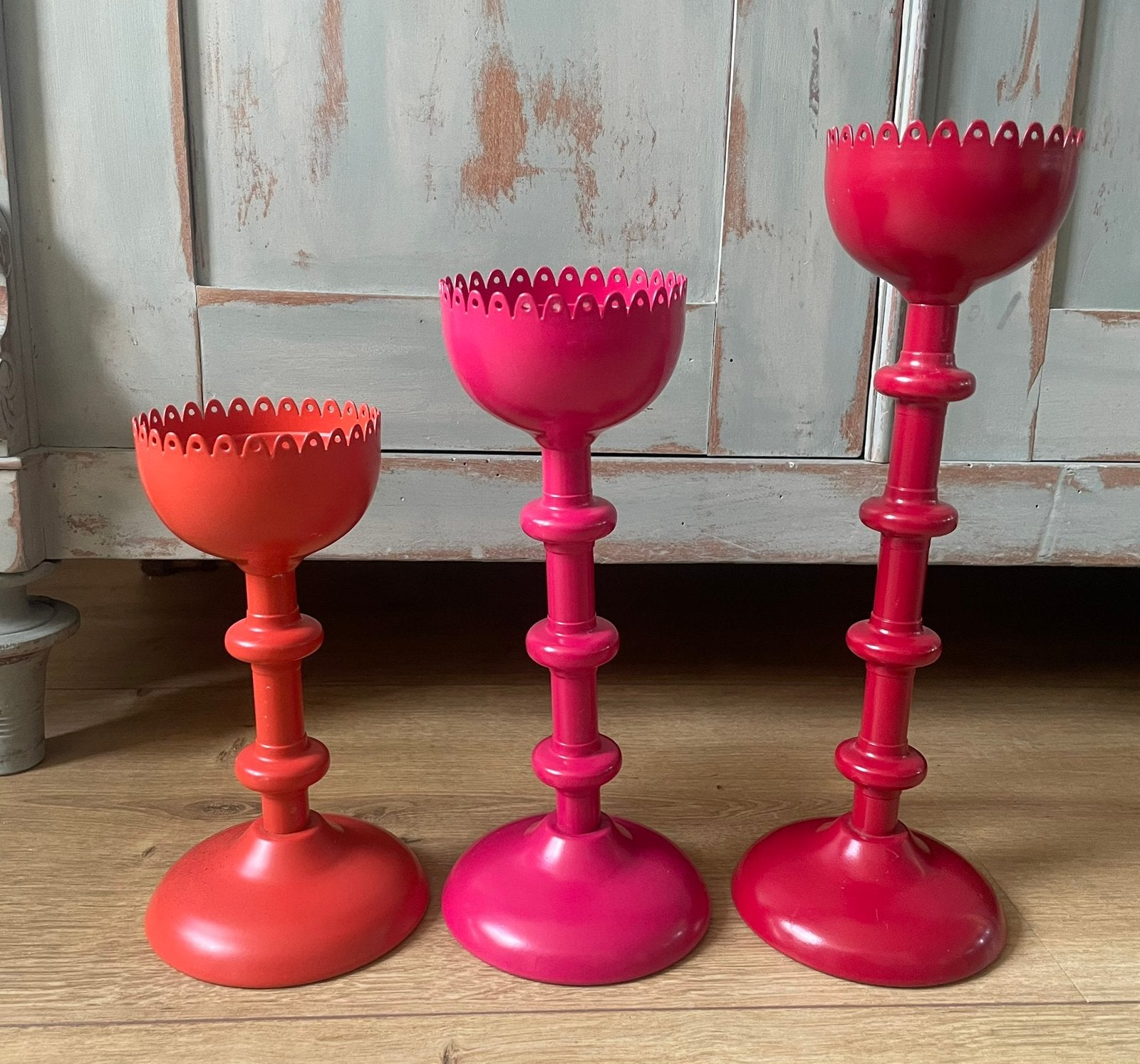 Prachtige set vintage kandelaars Ikea jaren 90 Andersson, Ophalen of Verzenden, Overige materialen