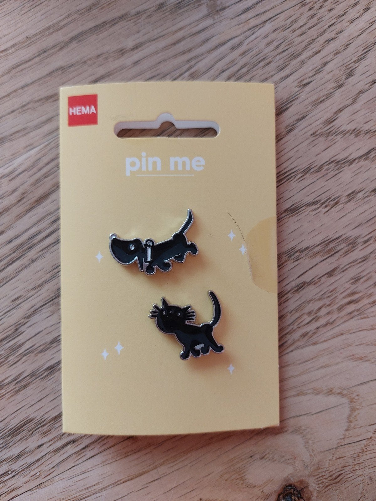 Hema takkie en siepie pins, Ophalen of Verzenden, Zo goed als nieuw, Dier of Natuur, Speldje of Pin