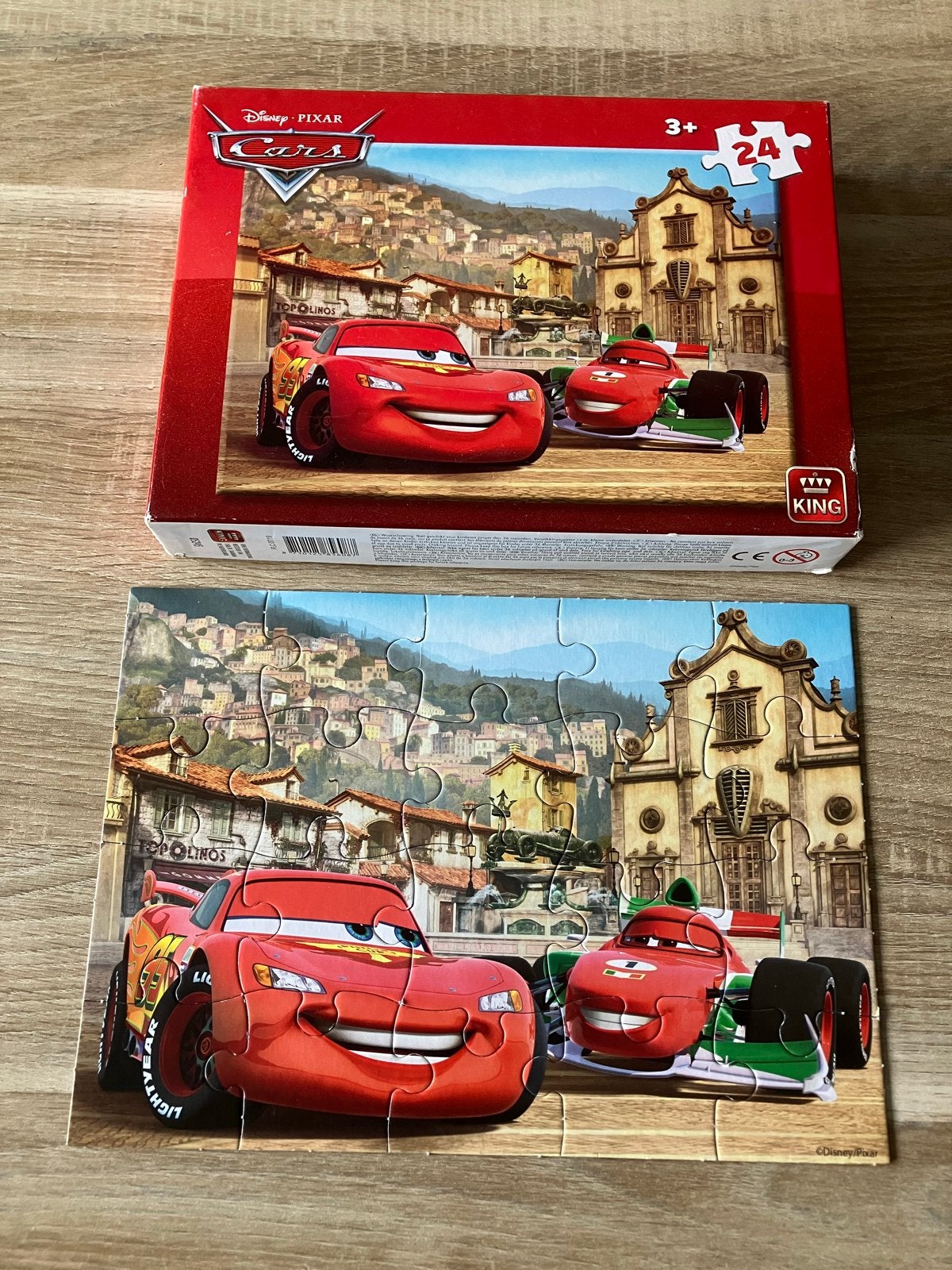 Disney Pixar Cars Puzzels en Blokken Set, Ophalen of Verzenden, 10 tot 50 stukjes, Gebruikt, 2 tot 4 jaar