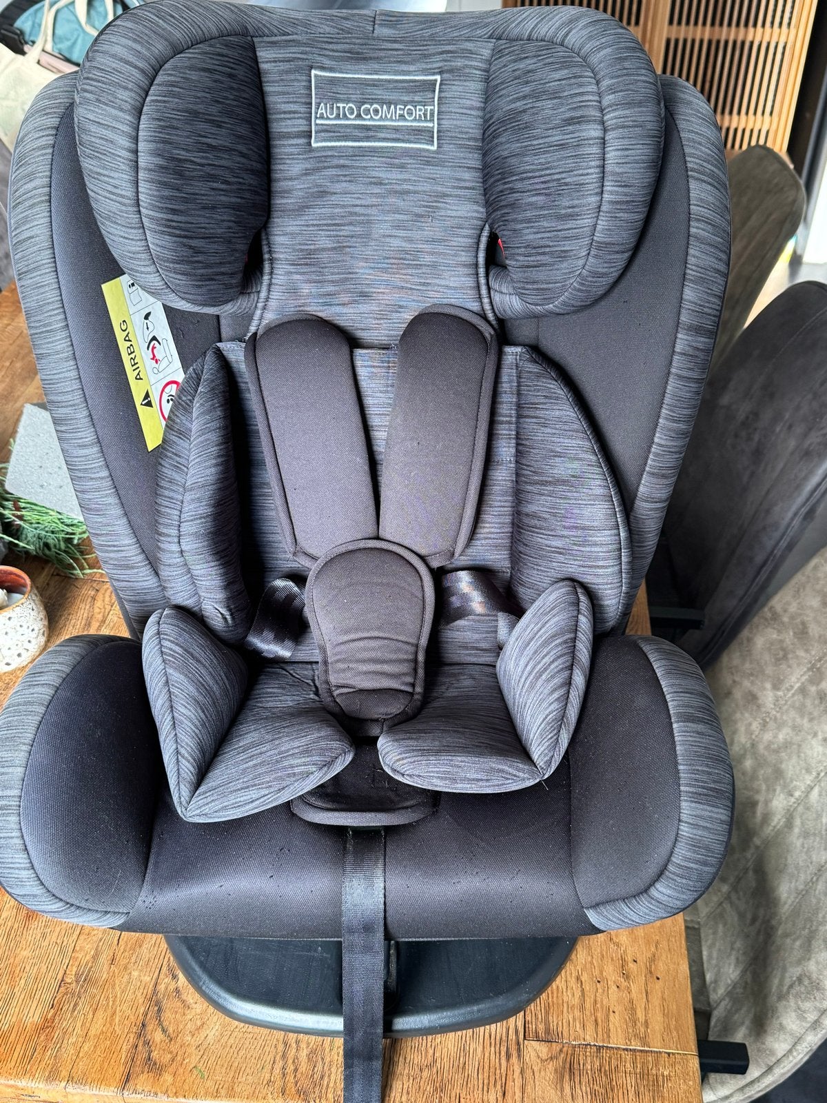 Goliath Autostoel Pro 0-1-2-3 Isofix Rotation Zwart/Grijs, Autogordel of Isofix, Gebruikt, Verstelbare rugleuning, Ophalen