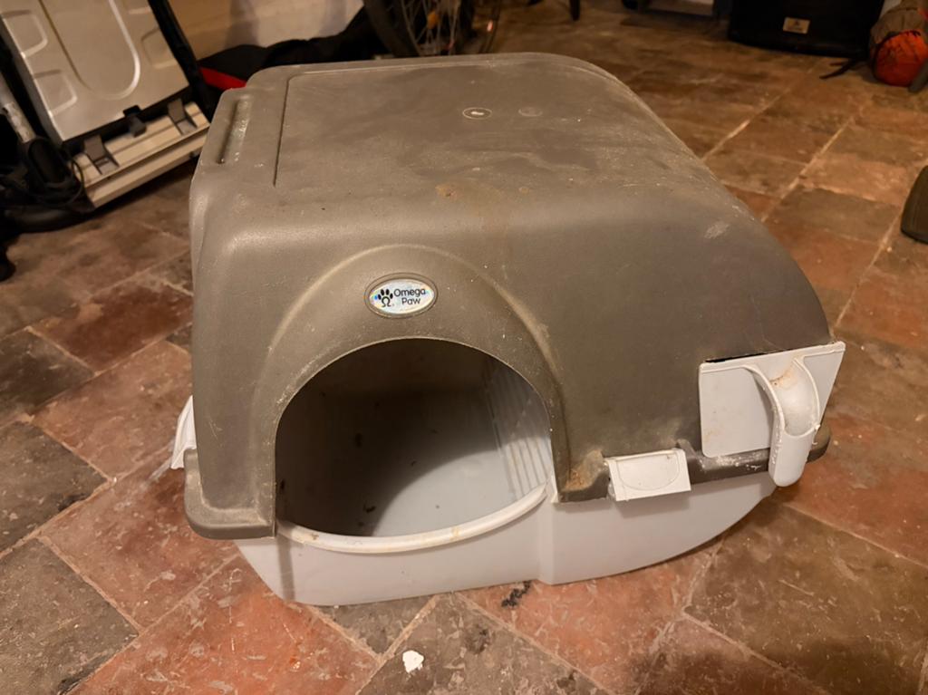 Kattenbak, Ophalen, Gebruikt, Gesloten