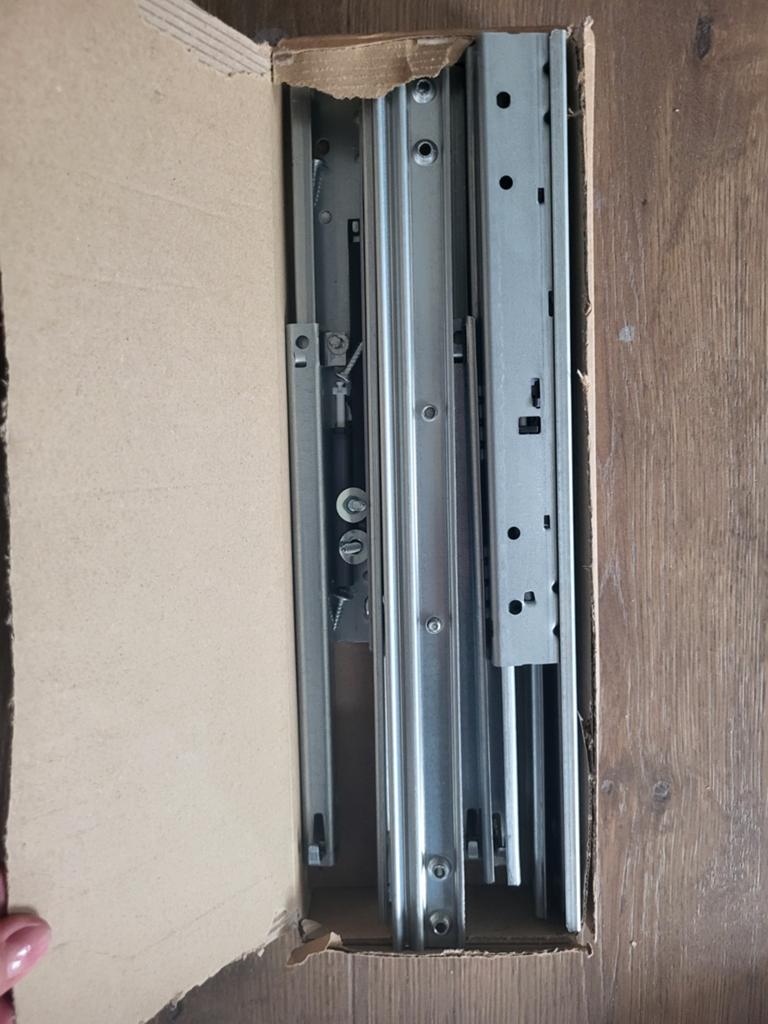 4x IKEA Besta lade soft close geleiders, Verzenden