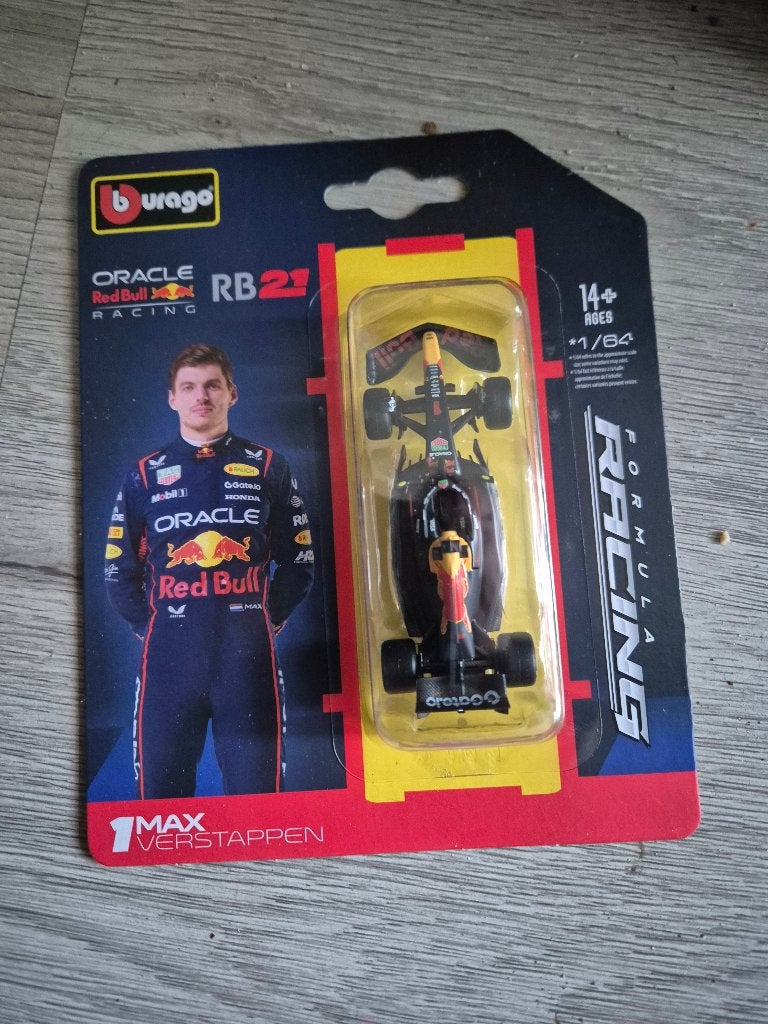 Bburago F1 Red Bull Racing RB21 2025#1 Max Verstappen, Ophalen of Verzenden, Nieuw, Auto