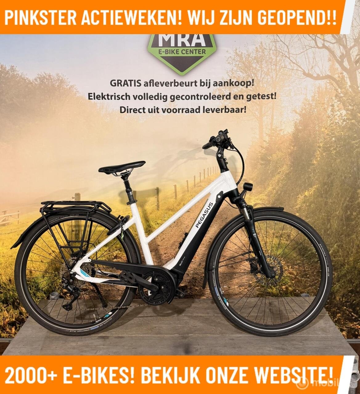 Pegasus Premio Elektrische fiets met BOSCH midden motor!, 51 tot 55 cm, Overige merken