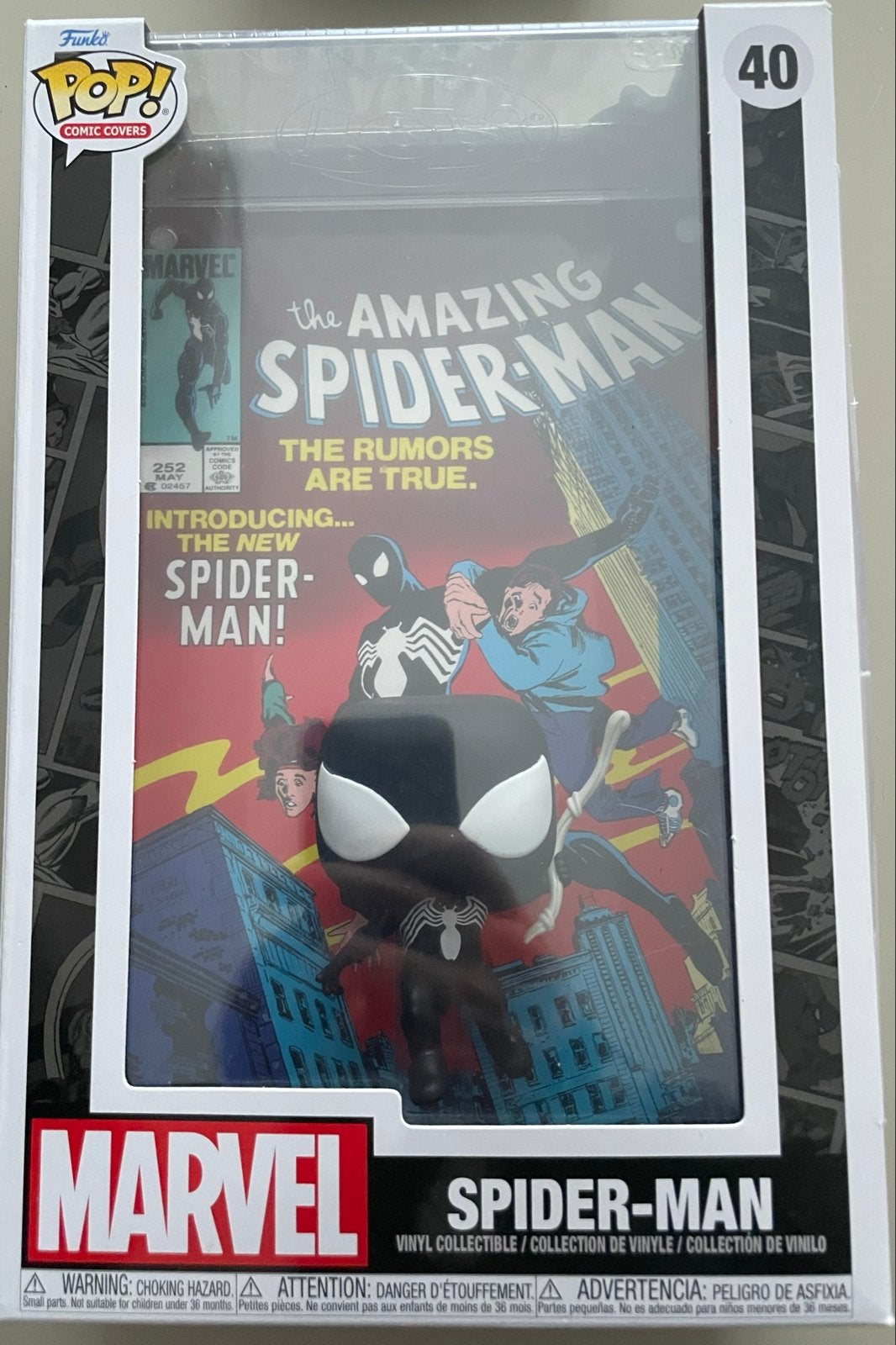 Funko Pop! Comic Covers Spider-Man #40 (The Amazing Spider-M, Ophalen of Verzenden, Zo goed als nieuw
