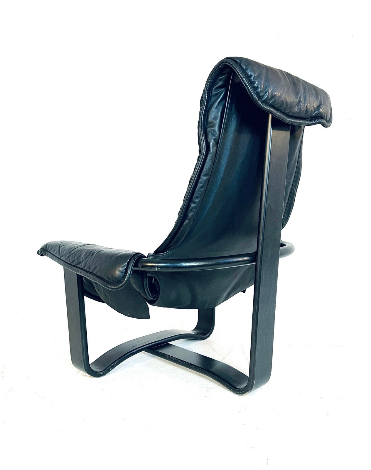 Vintage ‘Manta’ fauteuil, Ingmar Relling ‘70, Huis en Inrichting, Westnofa, Westnofa, Vintage retro buisframe design rotan webbing papercord deens