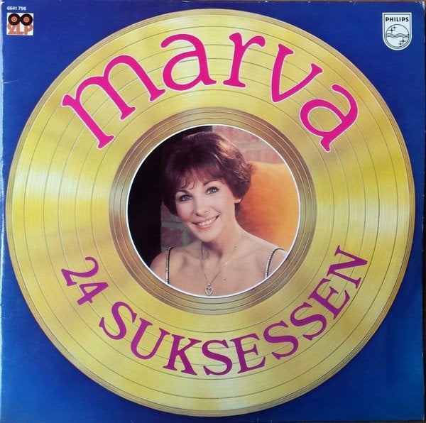LP - Marva - 24 suksessen, Cd's en Dvd's, Beschermende buitenhoes, Ophalen of Verzenden, Zo goed als nieuw, Pop