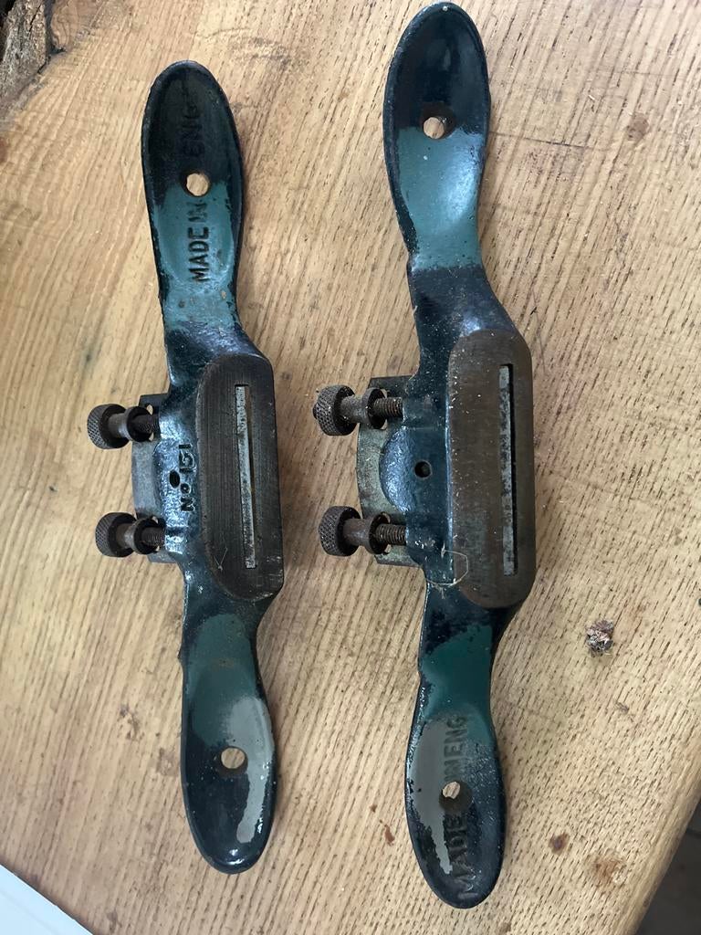 Twee schaven, Made in Eng, Ophalen of Verzenden, Gebruikt