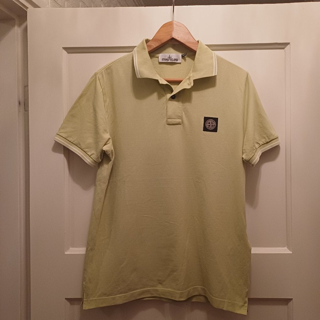 Stone Island polo, maat L., Kleding | Heren, Polo's, Maat 52/54 (L), Verzenden, Groen, Stone Island