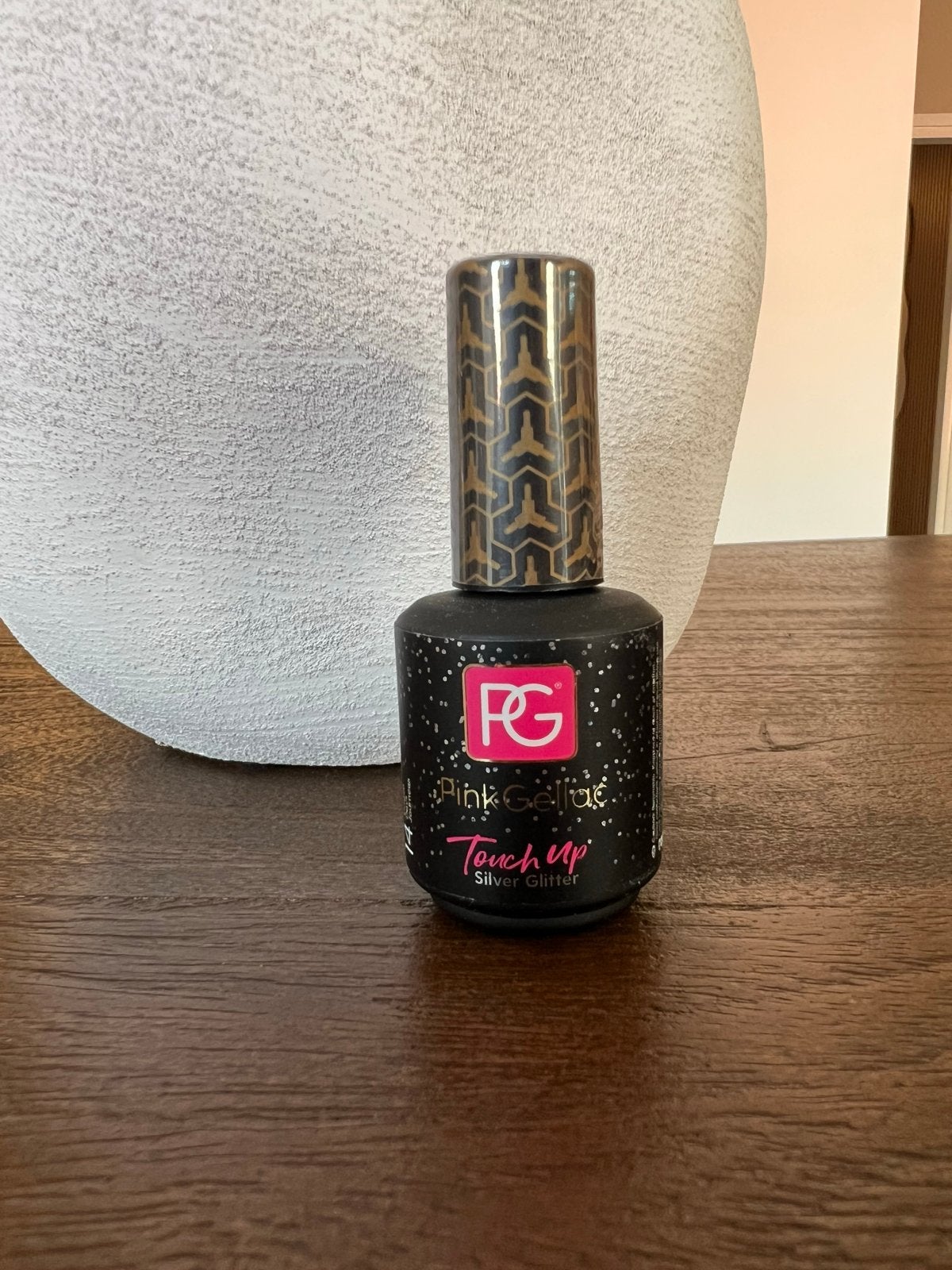 Pink Gellac Touch Up Silver Glitter Gel Nagellak 15ml, Verzenden, Zo goed als nieuw, Handen en Nagels, Toebehoren