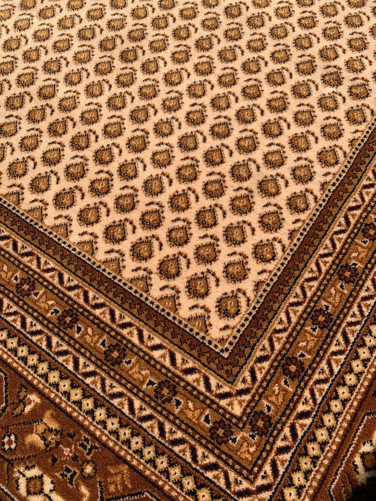 Schitterend Groot Bruin Vintage Vloerkleed Louis de Poortere, Ophalen, Bruin, Zo goed als nieuw, 200 cm of meer