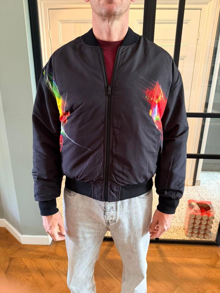 Pleasures x Daft Punk Bomberjack (maat XL), Kleding | Heren, Jassen | Zomer, Nieuw, Maat 56/58 (XL), Zwart, Ophalen of Verzenden