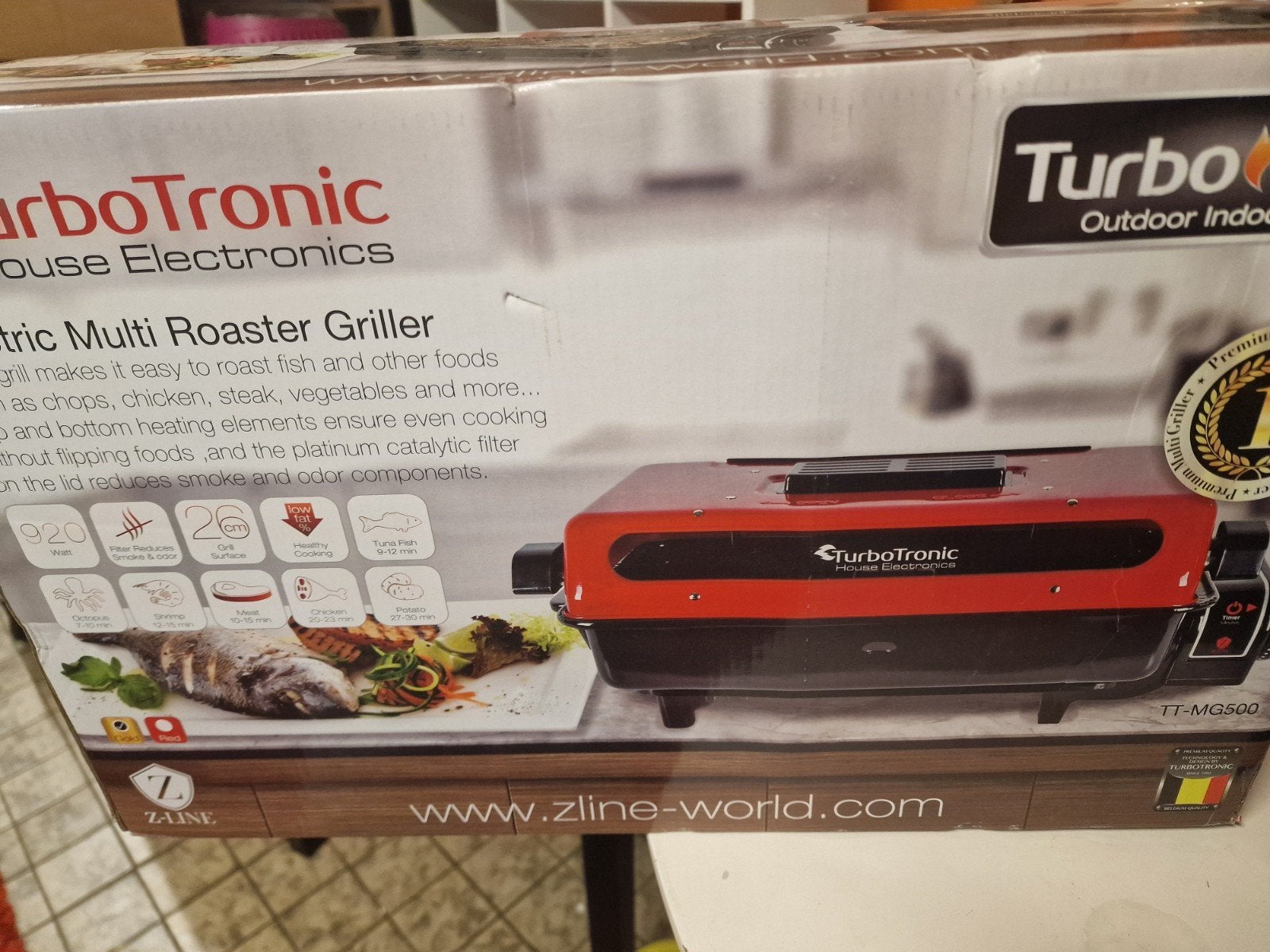 TurboTronic Multi Roaster Griller - Nieuw in doos!, Witgoed en Apparatuur, Contactgrills, Ophalen, Nieuw