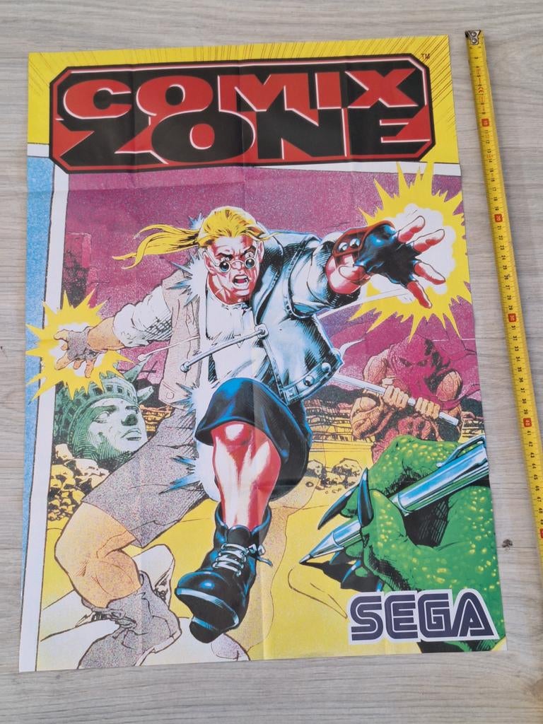 Comix Zone - Sega official Poster, Eén comic, Ophalen of Verzenden, Zo goed als nieuw, Amerika