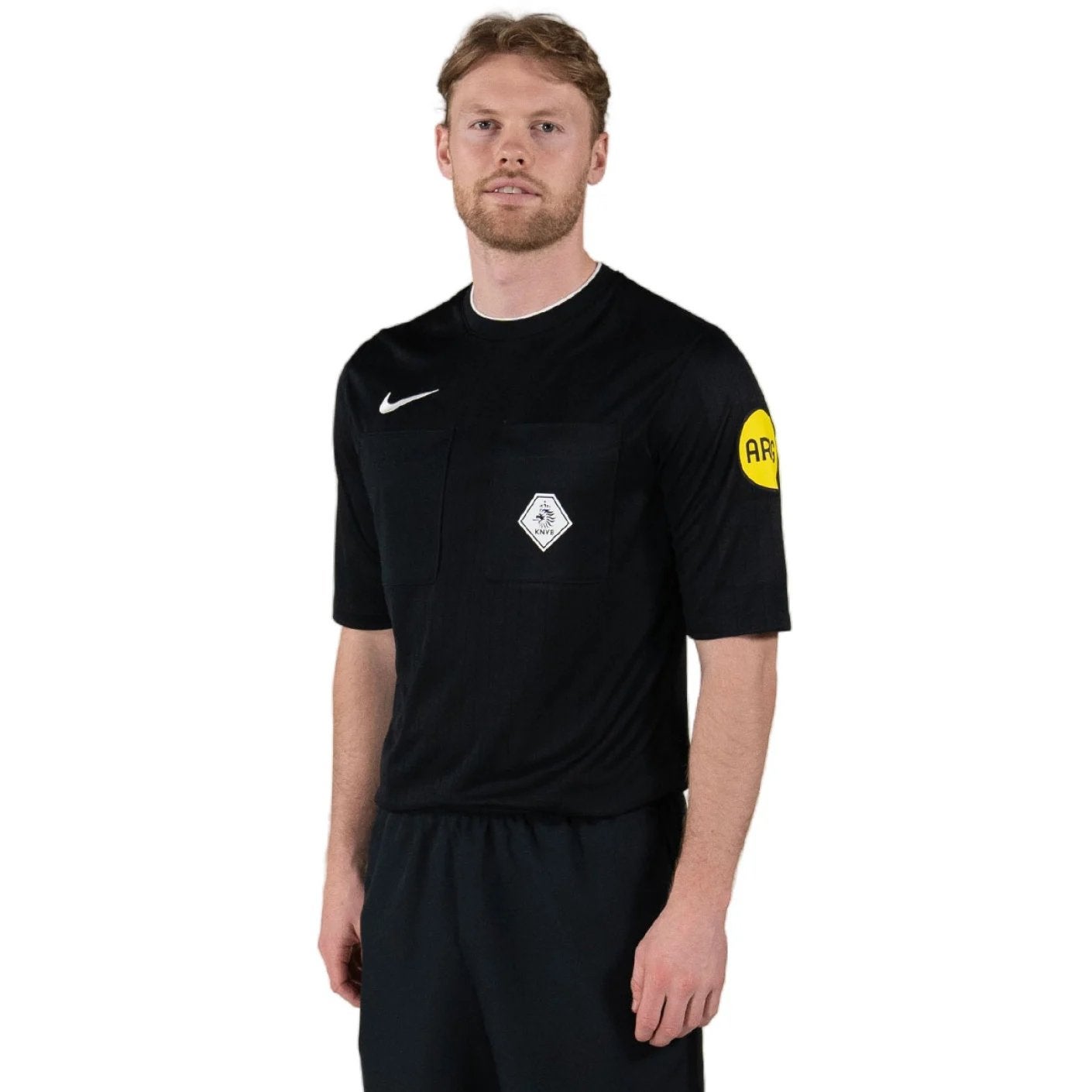 Nike Scheidsrechtersshirt Zwart - KNVB XL Nieuw.Incl. Sokken, Sport en Fitness, Voetbal, Maat XL, Ophalen, Nieuw, Shirt