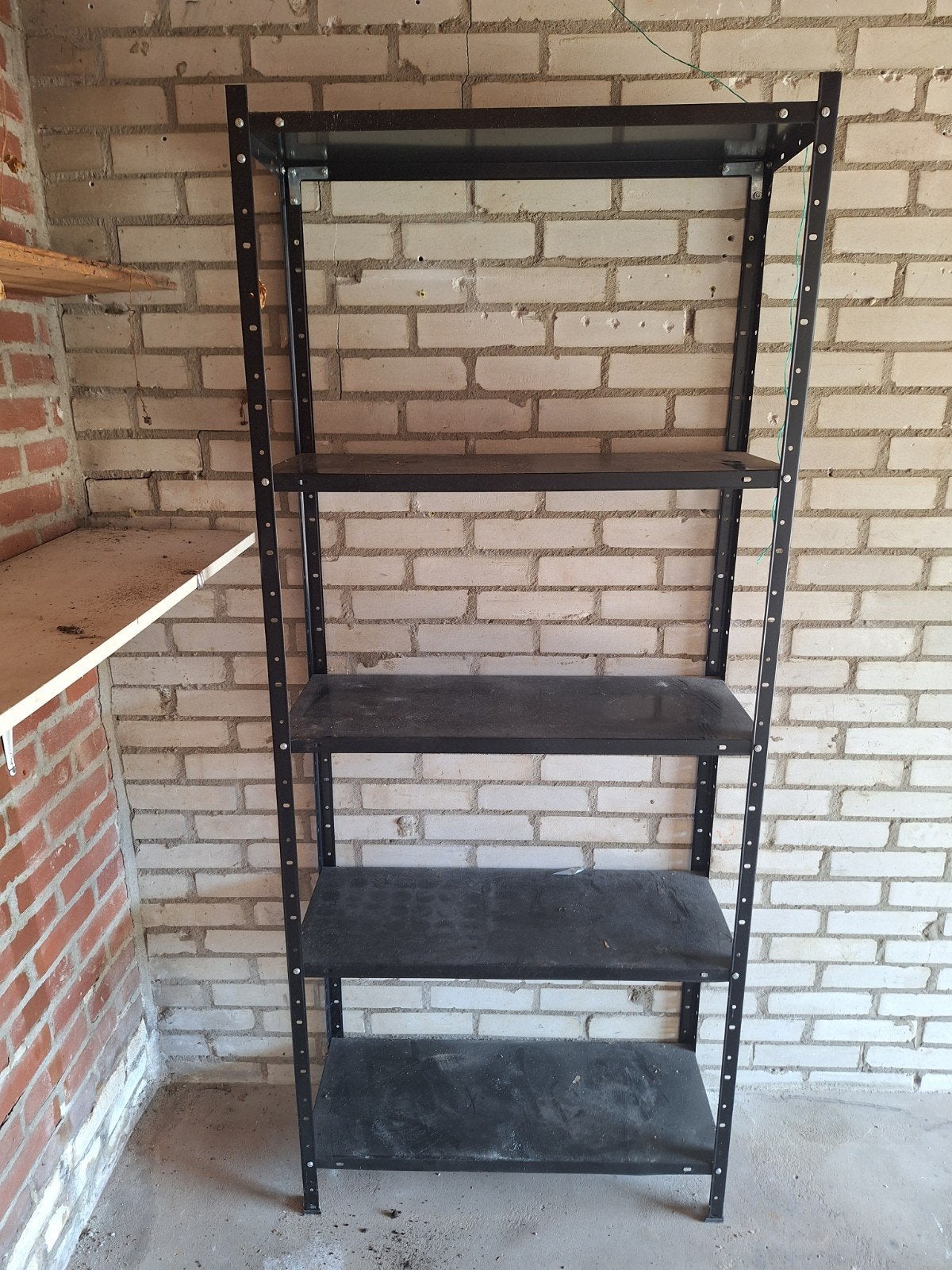 Stevig metalen opbergrek met 5 planken 2, Ophalen, Gebruikt