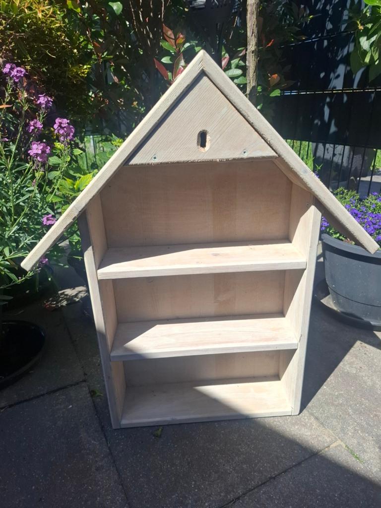 Groot houten huisje - Insectenhotel, Ophalen of Verzenden, Nieuw