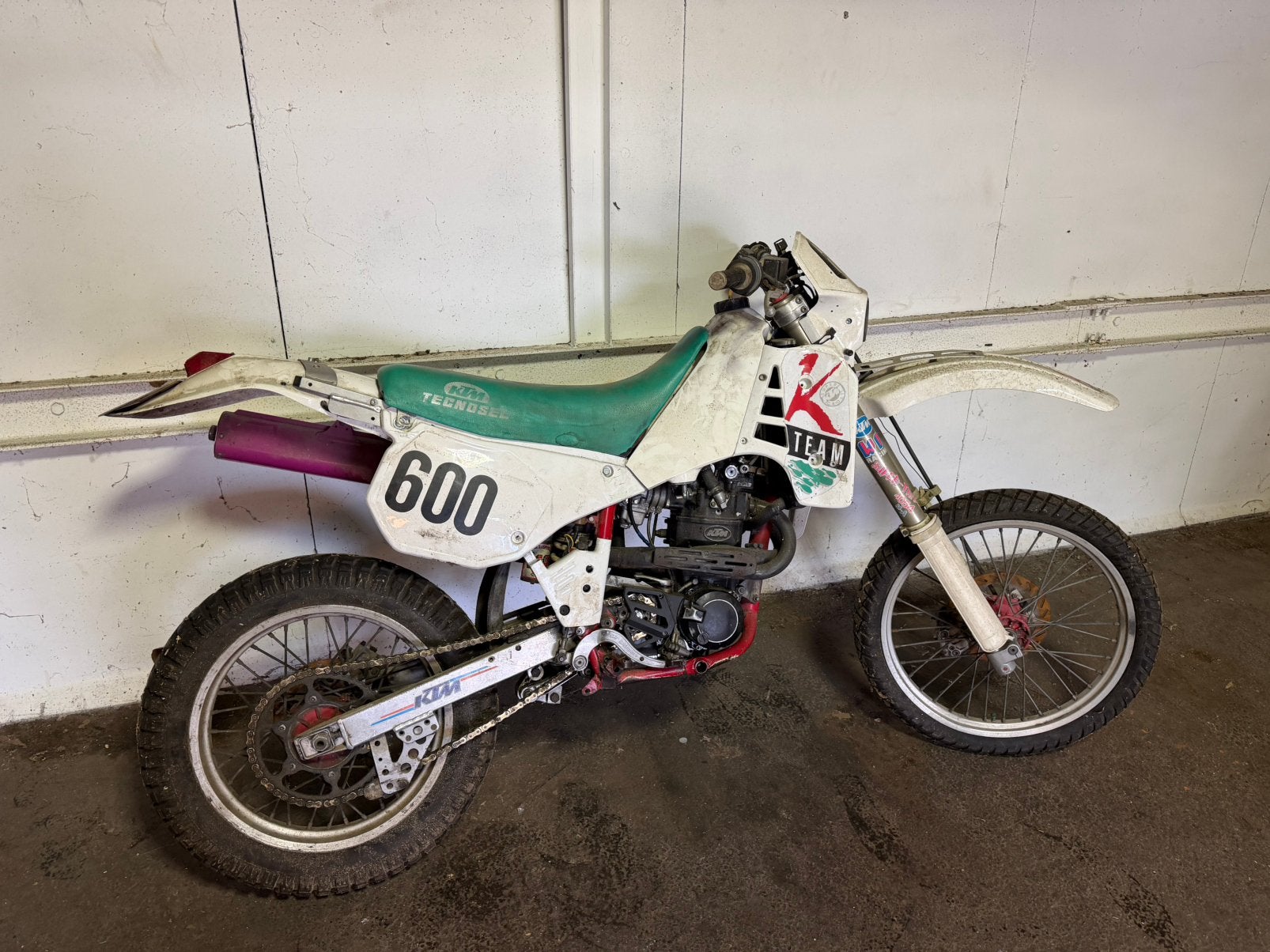 1992 Ktm GS600 LC4 kenteken, Ophalen
