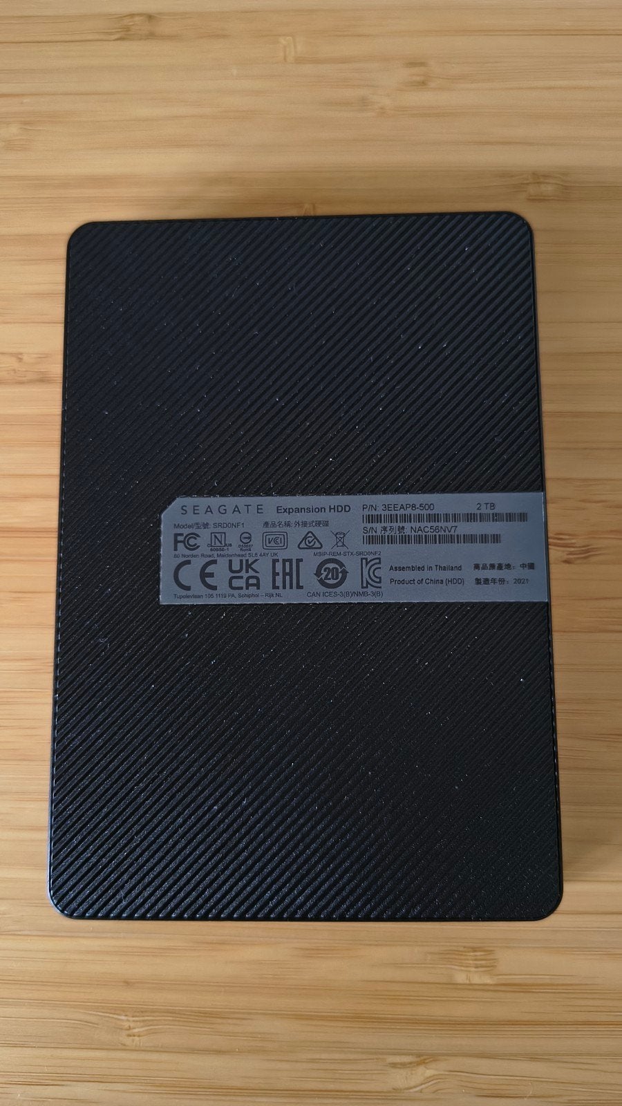 Seagate 2TB Externe HDD, Computers en Software, Harde schijven, Ophalen, 2TB, HDD, Zo goed als nieuw