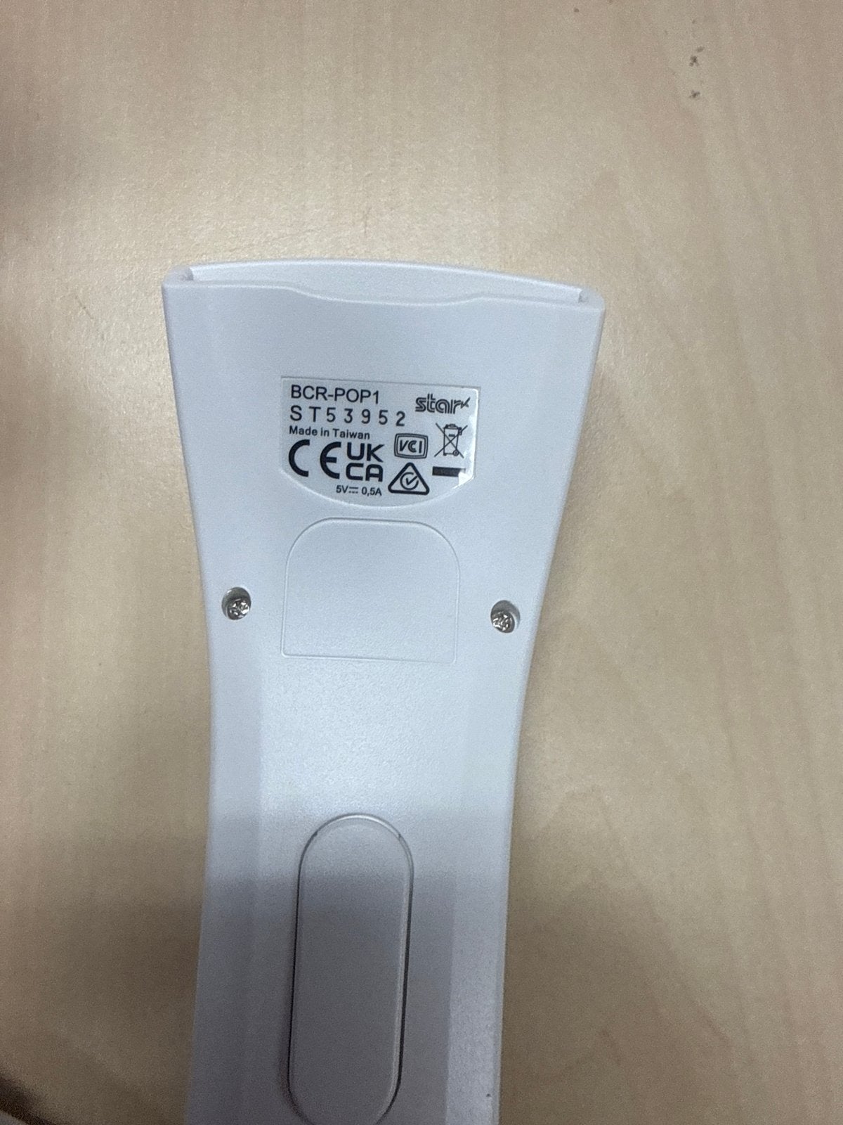 Star Micronics BCR-POP1 WHT Barcode Scanner voor mPOP, Computers en Software, Scanners, Ophalen, Star, Info@star.nl, Postbus 2284870 AE Etten-Leu