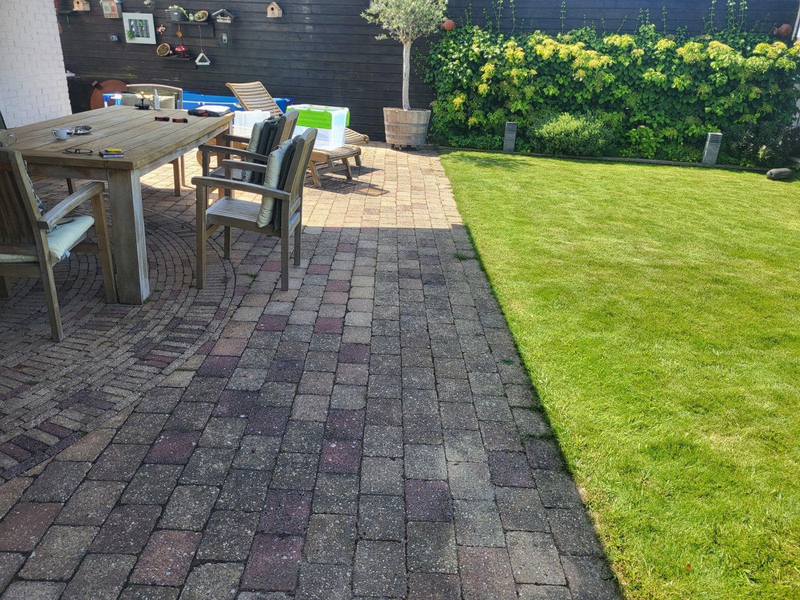 Gratis af te halen: Trommelstenen terra geel (60 m2), Ophalen, Gebruikt, Klinkers, 10 m² of meer