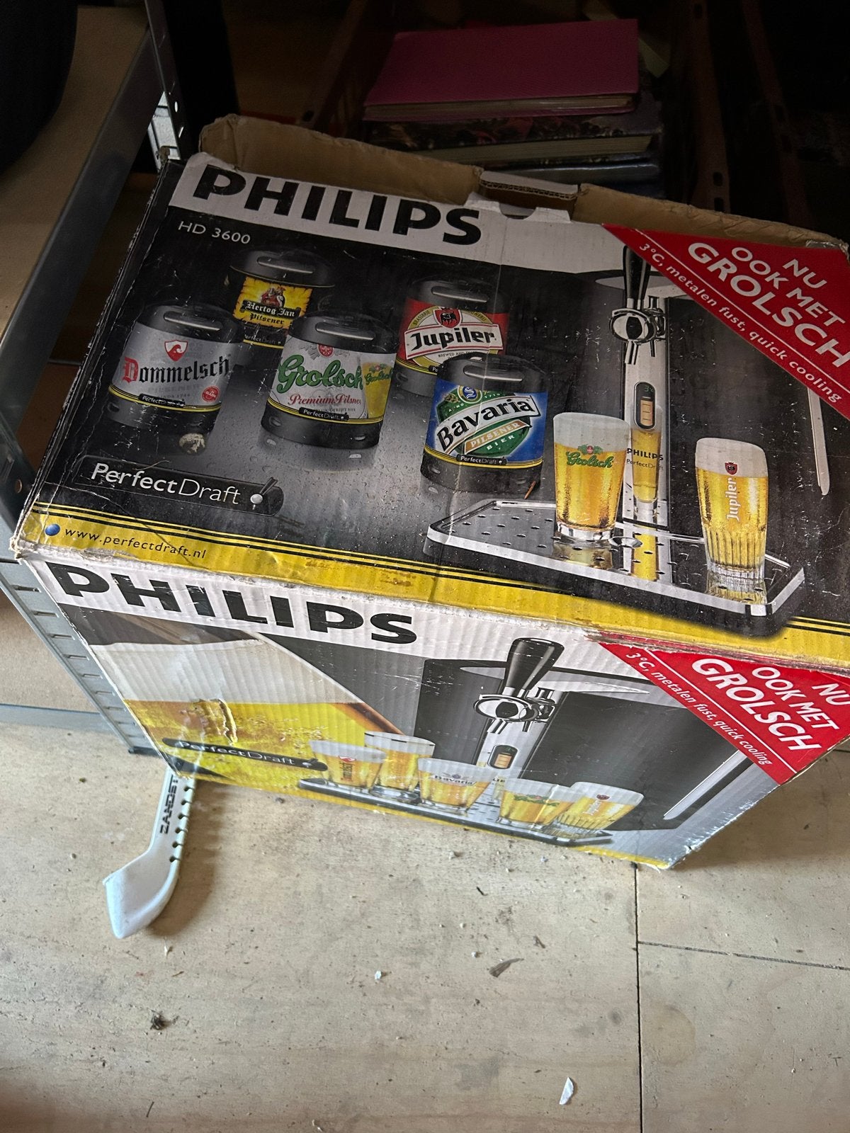 Philips PerfectDraft HD3600 thuistap - Zo goed als nieuw, Overige typen, Zilver, Ophalen of Verzenden, Zo goed als nieuw