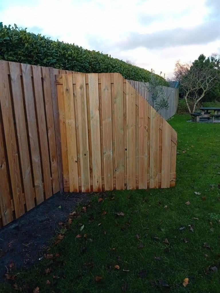 Afbouwscherm grenenhout – handgemaakt – 180x180/90 cm, Ophalen, 1 tot 2 meter, Minder dan 3 meter, Nieuw