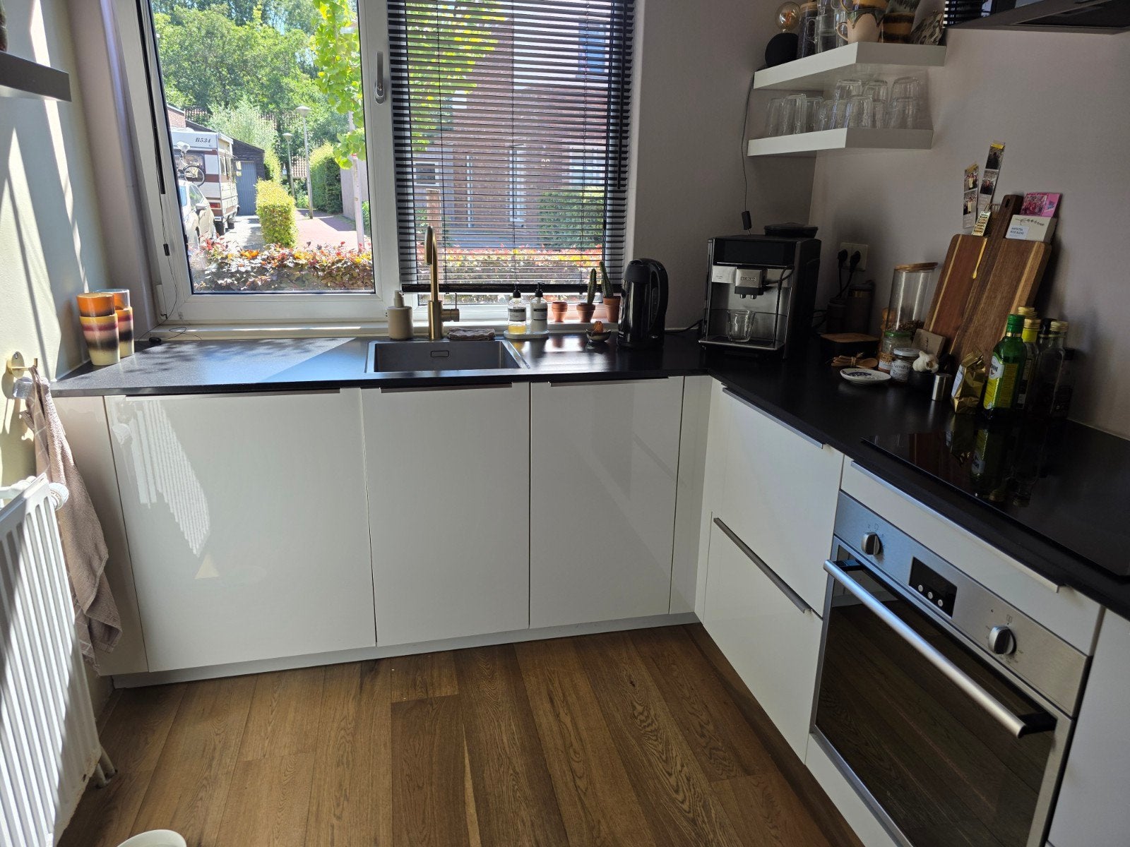 Complete keuken exclusief apparatuur, Ophalen, Gebruikt, Wit, Overige typen