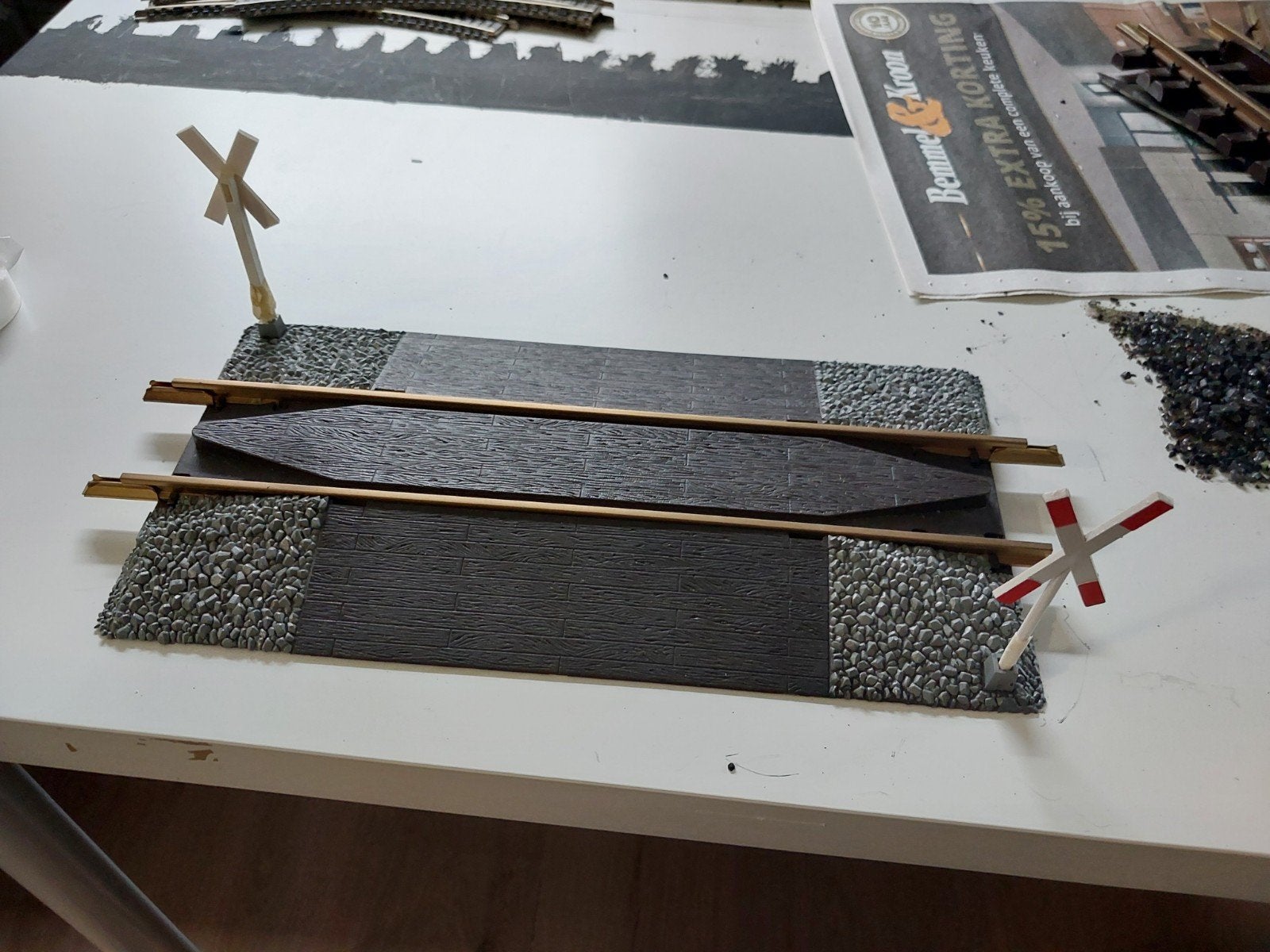 Piko spopr g oveweg onbewaakt nieuw, Hobby en Vrije tijd, Modeltreinen | Overige schalen, Gelijkstroom, Nieuw, Rails, Ophalen of Verzenden
