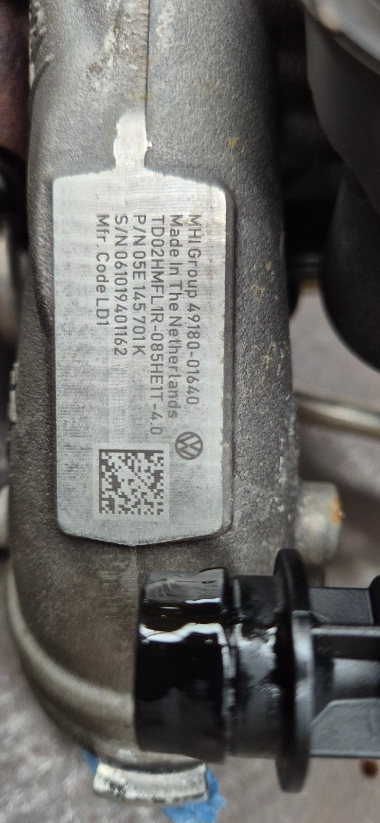 Turbo voor Volkswagen, MHI Group 49180-01640, Ophalen of Verzenden, Gebruikt, Volkswagen