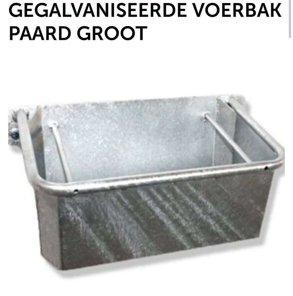 Voerbak groot (meerdere), Dieren en Toebehoren, Stalling, 4 paarden of pony's of meer