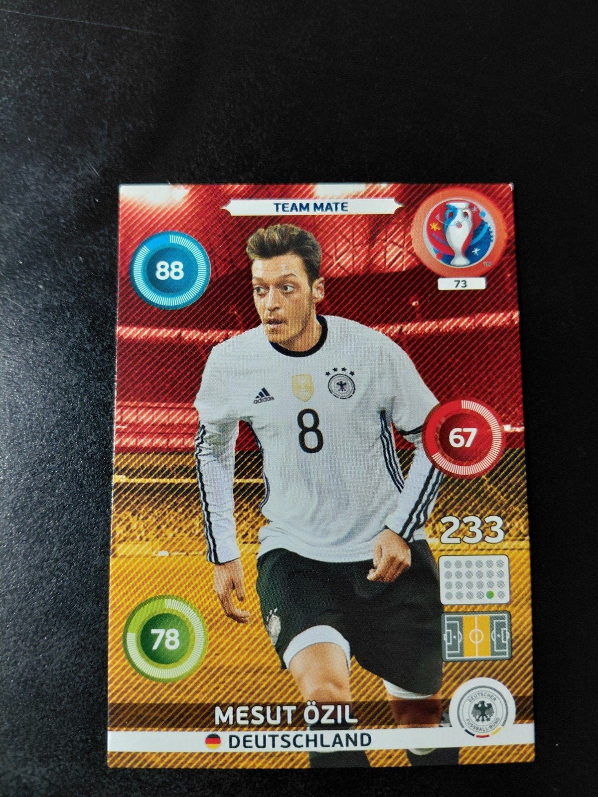 mesut ozil (duitsland) panini ek 2016, Verzamelen, Sportartikelen en Voetbal, Verzenden, Nieuw, Buitenlandse clubs, Poster, Plaatje of Sticker